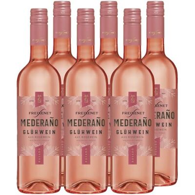 Freixenet Mederaño Glühwein aus Roséwein (6 x 0,75 l) fruchtig-würziger Rosado Glühwein; herrliche Fruchtaromen treffen auf würzigen Zimt; halbtrocken; heißer Genuss im Advent und an Weihnachten Freixenet Mederaño Glühwein aus Roséwein (6 x 0,75 l) fruchtig-würziger Rosado Glühwein; herrliche Fruchtaromen treffen auf würzigen Zimt; halbtrocken; heißer Genuss im Advent und an Weihnachten