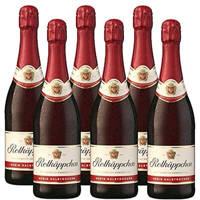 Rotkäppchen Sekt Rubin Halbtrocken, 6er Pack (6 x 750 ml) Rotkäppchen Sekt Rubin Halbtrocken, 6er Pack (6 x 750 ml)
