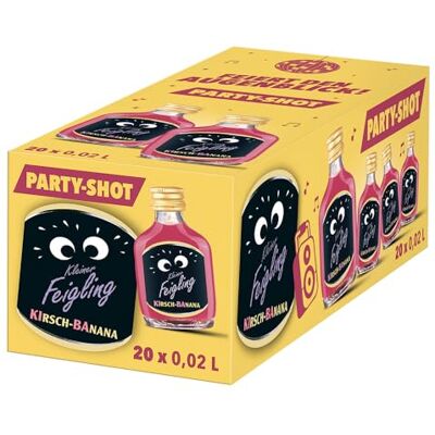 Kleiner Feigling Kirsch-Banana 20 x 0,02l Marken – Spirituose Premium Likör Feiern mit Fantasie Kleiner Feigling Kirsch-Banana 20 x 0,02l Marken – Spirituose Premium Likör Feiern mit Fantasie