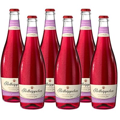 Rotkäppchen Fruchtsecco Schwarze Johannisbeere Alkoholfrei (6 x 0,75 l) Der fruchtig-herbe Genuss im Glas Rotkäppchen Fruchtsecco Schwarze Johannisbeere Alkoholfrei (6 x 0,75 l) Der fruchtig-herbe Genuss im Glas