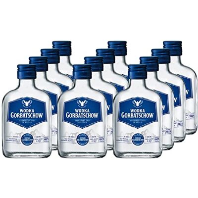 Gorbatschow Wodka 37,5 Prozent vol. (12 x 0,2 l) Premium Vodka im Taschenformat milder Geschmack; ideal für Cocktails oder Longdrinks aber auch zum puren Genuss Gorbatschow Wodka 37,5 Prozent vol. (12 x 0,2 l) Premium Vodka im Taschenformat milder Geschmack; ideal für Cocktails oder Longdrinks aber auch zum puren Genuss