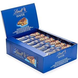 Lindt Schokolade Waffel-Vollmilch Riegel 18 x 35 g Riegel im Thekendisplay 630 g Knusprige Waffelblätter in feiner Vollmilch-Schokolade Schokoladen Großpackung Schokoladengeschenk Lindt Schokolade Waffel-Vollmilch Riegel 18 x 35 g Riegel im Thekendisplay 630 g Knusprige Waffelblätter in feiner Vollmilch-Schokolade Schokoladen Großpackung Schokoladengeschenk
