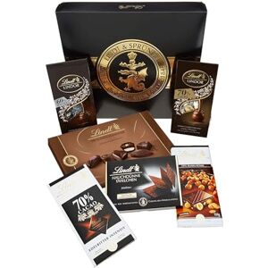 Lindt Schokolade Zartbitter Schokoladen-Set 847 g Set mit 6 dunklen Schokoladen-Spezialitäten (Tafeln, LINDOR, Pralinen) von Feinherb bis Edelbitter Großpackung Schokoladengeschenk Lindt Schokolade Zartbitter Schokoladen-Set 847 g Set mit 6 dunklen Schokoladen-Spezialitäten (Tafeln, LINDOR, Pralinen) von Feinherb bis Edelbitter Großpackung Schokoladengeschenk