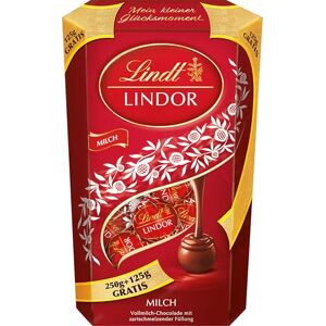 Lindt Schokolade LINDOR Kugeln Milch 375g Cornet Vollmilch-Schokolade mit zartschmelzender Füllung Pralinen-Geschenk Schokoladen-Geschenk Lindt Schokolade LINDOR Kugeln Milch 375g Cornet Vollmilch-Schokolade mit zartschmelzender Füllung Pralinen-Geschenk Schokoladen-Geschenk