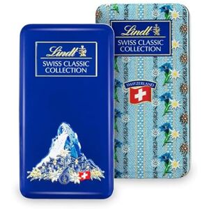 Lindt Schokolade Swiss Classic Collection Box Vollmilch-Schokoladentafeln Mini-Schokoladentafeln 185g Schokoladengeschenk Lindt Schokolade Swiss Classic Collection Box Vollmilch-Schokoladentafeln Mini-Schokoladentafeln 185g Schokoladengeschenk