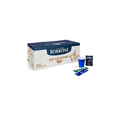 CAFFÈ BORBONE 2 Zubehör-Sets mit 150 Stück. CAFFÈ BORBONE 2 Zubehör-Sets mit 150 Stück.