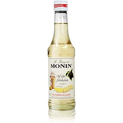 MONIN Weiße Schokolade Sirup 0,25 Liter MONIN Weiße Schokolade Sirup 0,25 Liter