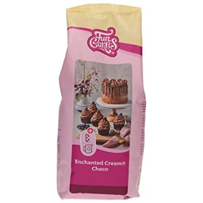 FunCakes Mix für Enchanted Cream® Choco: Einfach zu verwendende, sehr leichte und flauschige Schokoladencreme, perfekt zum Füllen und Abdecken von Kuchen oder als Belag für Cupcakes. 900 g. FunCakes Mix für Enchanted Cream® Choco: Einfach zu verwendende, sehr leichte und flauschige Schokoladencreme, perfekt zum Füllen und Abdecken von Kuchen oder als Belag für Cupcakes. 900 g.