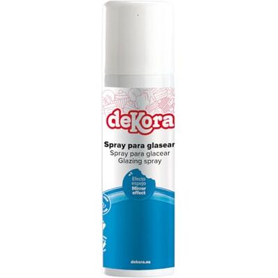 dekora – Glanzspray mit Spiegeleffekt für Mousse & halbgefrorene Desserts, sauberes Finish ohne Tropfen, süß-milder Geschmack, 280 g dekora – Glanzspray mit Spiegeleffekt für Mousse & halbgefrorene Desserts, sauberes Finish ohne Tropfen, süß-milder Geschmack, 280 g