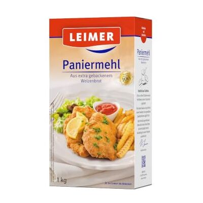 Leimer Paniermehl Packung, 5er Pack (5 x 1 kg) Leimer Paniermehl Packung, 5er Pack (5 x 1 kg)