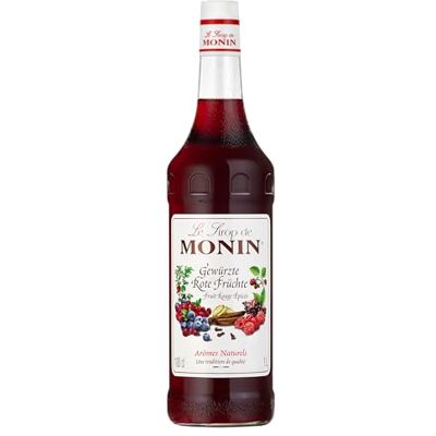 MONIN Sirup Spiced Red Berries (1 x 1,0l) für Cocktails und Desserts mit natürlichem Aroma MONIN Sirup Spiced Red Berries (1 x 1,0l) für Cocktails und Desserts mit natürlichem Aroma