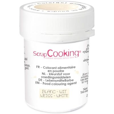 ScrapCooking Lebensmittelfarbe Pulver 5 g weiß ScrapCooking Lebensmittelfarbe Pulver 5 g weiß