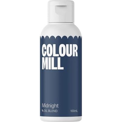 Colour Mill Oil Blend Lebensmittelfarbe Ölbasis, Midnight, 100 ml Colour Mill Oil Blend Lebensmittelfarbe Ölbasis, Midnight, 100 ml