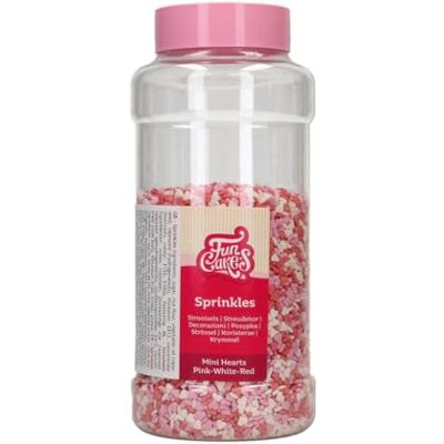 FunCakes Mini Herzen Rosa/Weiß/Rot: Kuchenstreusel, guter Geschmack, perfekt zum Dekorieren von Kuchen, Cupcake-Streusel. 450 g. FunCakes Mini Herzen Rosa/Weiß/Rot: Kuchenstreusel, guter Geschmack, perfekt zum Dekorieren von Kuchen, Cupcake-Streusel. 450 g.