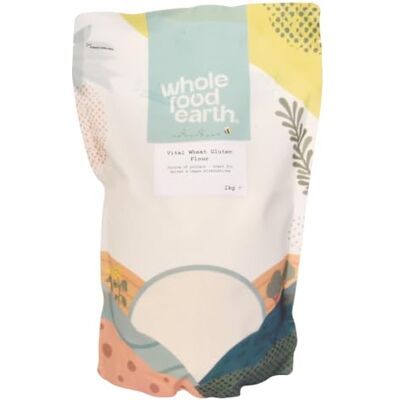 Wholefood Earth Vifycim Earth Vitalweizen-Glutenmehl – vegan – gentechnikfrei – 1 kg Wholefood Earth Vifycim Earth Vitalweizen-Glutenmehl – vegan – gentechnikfrei – 1 kg