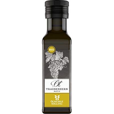 Ölmühle Solling Traubenkernöl Traubenöl kaltgepresst – 100ml – BIO Ölmühle Solling Traubenkernöl Traubenöl kaltgepresst – 100ml – BIO