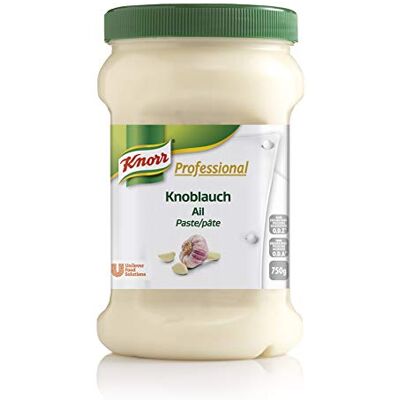 Knorr Professional Würzpaste Knoblauch (natürlicher Geschmack, immer einsatzbereit) 1er Pack (1 x 750g) Knorr Professional Würzpaste Knoblauch (natürlicher Geschmack, immer einsatzbereit) 1er Pack (1 x 750g)