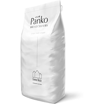 Emma Basic Panko Paniermehl 6 mm Super Premium 10 kg Beutel Lange Nadelform Weniger ölig Extra knusprig Japanischer Stil Emma Basic Panko Paniermehl 6 mm Super Premium 10 kg Beutel Lange Nadelform Weniger ölig Extra knusprig Japanischer Stil