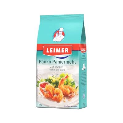 Leimer Panko Paniermehl 1kg Für eine zart knusprige und locker leichte Panade im Asia-Style (1 x 1kg) Leimer Panko Paniermehl 1kg Für eine zart knusprige und locker leichte Panade im Asia-Style (1 x 1kg)