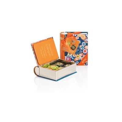 Venchi – Mini-Buch Murrine mit assortierten Chocoviar-Pralinen, mit Pistazie und "Blutorangen von Sizilien", 115 g, glutenfrei, ohne Farbstoffe, ohne Konservierungsstoffe, Geschenkidee Venchi – Mini-Buch Murrine mit assortierten Chocoviar-Pralinen, mit Pistazie und "Blutorangen von Sizilien", 115 g, glutenfrei, ohne Farbstoffe, ohne Konservierungsstoffe, Geschenkidee