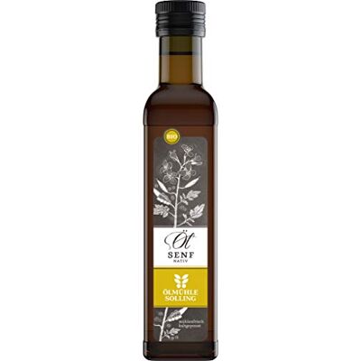 Ölmühle Solling BIO Senföl Hochwertiges, kaltgepresstes Öl mit hohem Gehalt an ungesättigten und Omega-3 Fettsäuren. Bio Senföl mit pikantem Geschmack Inhalt: 250 ml Ölmühle Solling BIO Senföl Hochwertiges, kaltgepresstes Öl mit hohem Gehalt an ungesättigten und Omega-3 Fettsäuren. Bio Senföl mit pikantem Geschmack Inhalt: 250 ml