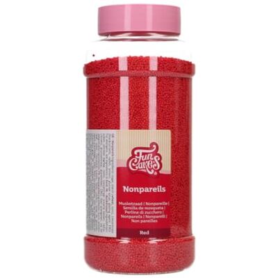 FunCakes Nonpareils Zuckerstreusel, Red, 800 g FunCakes Nonpareils Zuckerstreusel, Red, 800 g