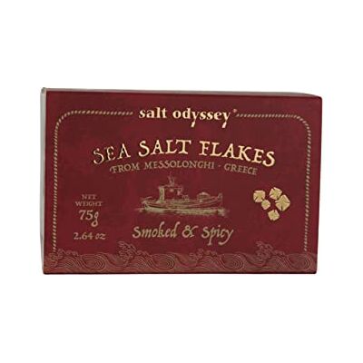 Salt Odyssey Meersalzflocken Scharfer & Würzig 75g, 2er Pack Salt Odyssey Meersalzflocken Scharfer & Würzig 75g, 2er Pack