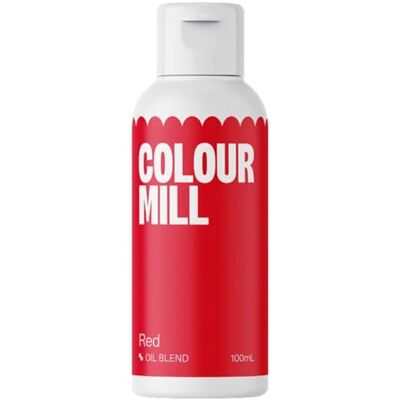 Colour Mill Oil Blend Red Lebensmittelfarbe auf Ölbasis Lebensmittelfarben für Schokolade, Fondant, Cupcakes, Kuchen, Backen, Macaron Food Coloring für Tortendeko 100ml Colour Mill Oil Blend Red Lebensmittelfarbe auf Ölbasis Lebensmittelfarben für Schokolade, Fondant, Cupcakes, Kuchen, Backen, Macaron Food Coloring für Tortendeko 100ml