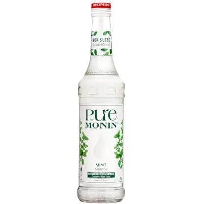 MONIN PURE by Mint Konzentrat 0,7 l Intensives Pfefferminz Konezntrat ohne Zuckerzusatz ideal für Mojitos, Sommerdrinks und Limonaden MONIN PURE by Mint Konzentrat 0,7 l Intensives Pfefferminz Konezntrat ohne Zuckerzusatz ideal für Mojitos, Sommerdrinks und Limonaden