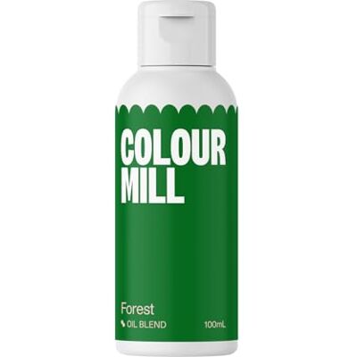 Colour Mill Oil Blend Lebensmittelfarbe Ölbasis, Forest, 100 ml Hochkonzentriert, Leuchtende Farben, Geeignet für Buttercreme, Schokolade, Kuchenteig, Ganache und Zuckermassen Colour Mill Oil Blend Lebensmittelfarbe Ölbasis, Forest, 100 ml Hochkonzentriert, Leuchtende Farben, Geeignet für Buttercreme, Schokolade, Kuchenteig, Ganache und Zuckermassen