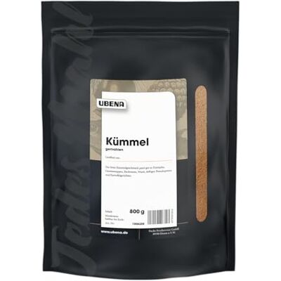 Ubena Foodservice Kümmel gemahlen 800 g im großen Beutel Im wiederverschließbaren Vorratsbeutel Für Großverbraucher, Restaurants und Gastronomie Ubena Foodservice Kümmel gemahlen 800 g im großen Beutel Im wiederverschließbaren Vorratsbeutel Für Großverbraucher, Restaurants und Gastronomie