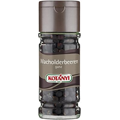 Kotanyi Wacholderbeeren, 4er Pack (4 x 32 g) Kotanyi Wacholderbeeren, 4er Pack (4 x 32 g)