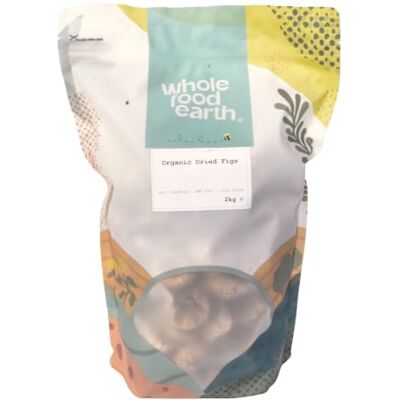 Wholefood Earth Bio-Getrocknete Feigen 2kg – Sonnengereift, Ballaststoffreich, Vegan, Ohne Zuckerzusatz, Recycelbare Verpackung, Bio-zertifiziert, Gesunder Snack Wholefood Earth Bio-Getrocknete Feigen 2kg – Sonnengereift, Ballaststoffreich, Vegan, Ohne Zuckerzusatz, Recycelbare Verpackung, Bio-zertifiziert, Gesunder Snack