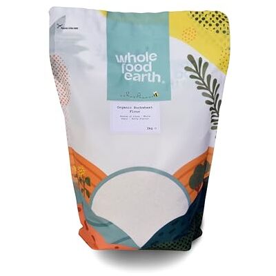 Wholefood Earth Bio-Buchweizenmehl 3 kg Roh GVO-frei Vegan Zertifiziert biologisch Wholefood Earth Bio-Buchweizenmehl 3 kg Roh GVO-frei Vegan Zertifiziert biologisch