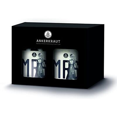 Ankerkraut Hochzeits-Box, Salz + Pfeffer als Geschenk, im Korkenglas (Mrs. & Mrs.) Ankerkraut Hochzeits-Box, Salz + Pfeffer als Geschenk, im Korkenglas (Mrs. & Mrs.)