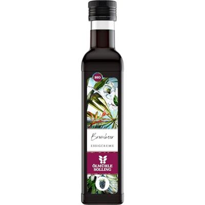 Ölmühle Solling Brombeer Essigcreme 250ml mit edler Brombeernote verfeinert BIO Ölmühle Solling Brombeer Essigcreme 250ml mit edler Brombeernote verfeinert BIO