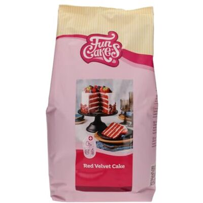 FunCakes Mix für Red Velvet Cake Backmischung, 4 kg FunCakes Mix für Red Velvet Cake Backmischung, 4 kg