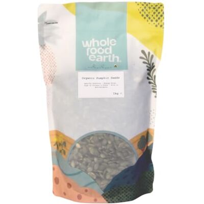 Wholefood Earth - Pumpkin Seeds - Organic - 1 kg - Seed Wholefood Earth - Pumpkin Seeds - Organic - 1 kg - Seed
