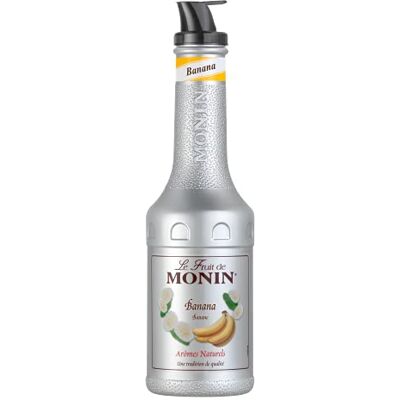 MONIN Le Fruit Banane Fruchtpüree Mix 1,0 l Bananenpüree-Mix für Cocktails, Smoothies, Fruchtgetränke, Desserts & Backwaren geschmacksintensiv und vielseitig MONIN Le Fruit Banane Fruchtpüree Mix 1,0 l Bananenpüree-Mix für Cocktails, Smoothies, Fruchtgetränke, Desserts & Backwaren geschmacksintensiv und vielseitig