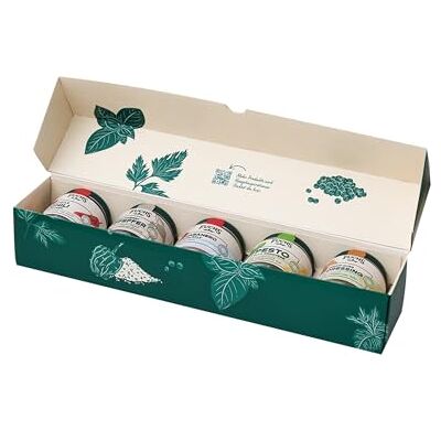 Fuchs Gewürze Bestseller Geschenkbox "Feine Gewürzspezialitäten" – 5 exqusite Gewürze in hochwertigen Gewürzgläsern Gewürz-Geschenk für Hobby- und Profiköche Fuchs Gewürze Bestseller Geschenkbox "Feine Gewürzspezialitäten" – 5 exqusite Gewürze in hochwertigen Gewürzgläsern Gewürz-Geschenk für Hobby- und Profiköche
