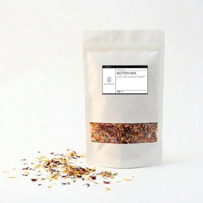 HUA MALOO Essbarer Blüten-Mix 10g – Getrocknete Blüten für Tee, Desserts & Deko Perfekt für Cupcakes, Salate & Torten HUA MALOO Essbarer Blüten-Mix 10g – Getrocknete Blüten für Tee, Desserts & Deko Perfekt für Cupcakes, Salate & Torten