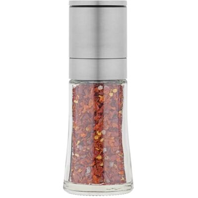 Kotanyi Mühle Chili mit Meersalz, wiederbefüllbare Salzmühle mit Keramik Mahlwerk, Meersalz mit Chili 35 g Kotanyi Mühle Chili mit Meersalz, wiederbefüllbare Salzmühle mit Keramik Mahlwerk, Meersalz mit Chili 35 g
