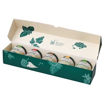 Fuchs Gewürze Pesto & Dressing Geschenkbox "Köstliche Spezialitäten" – 5 hochwertige, mediterrane Gewürzmischungen in stilvollen Gewürzgläsern Gewürz-Geschenk für Hobby- und Profiköche Fuchs Gewürze Pesto & Dressing Geschenkbox "Köstliche Spezialitäten" – 5 hochwertige, mediterrane Gewürzmischungen in stilvollen Gewürzgläsern Gewürz-Geschenk für Hobby- und Profiköche