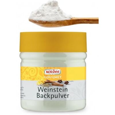 Kotanyi Gourmet Weinstein natürliche alternative zu Backpulver, für phosphatarme Ernährung, 320g Kotanyi Gourmet Weinstein natürliche alternative zu Backpulver, für phosphatarme Ernährung, 320g