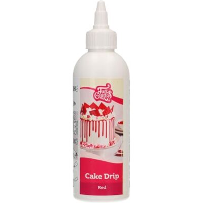 FunCakes Cake Drip Zuckerglasur, Red, 180 g FunCakes Cake Drip Zuckerglasur, Red, 180 g