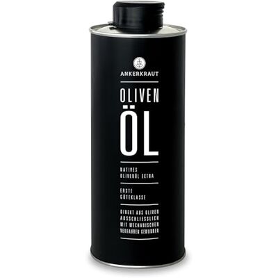 Ankerkraut Natives Olivenöl Extra aus Spanien 500ml – Mild-fruchtiges Premium Olivenöl vom Arbequina – Zum Braten, Kochen & für Salate Ankerkraut Natives Olivenöl Extra aus Spanien 500ml – Mild-fruchtiges Premium Olivenöl vom Arbequina – Zum Braten, Kochen & für Salate