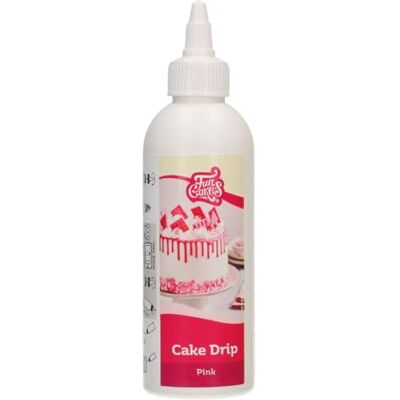 FunCakes Cake Drip Zuckerglasur, Pink, 180 g Köstlichergeschmack, Einfach zu Verwenden, Perfekt für Tropfkuchen, Dripgeschmack nach Süßer Vanillegeschmack FunCakes Cake Drip Zuckerglasur, Pink, 180 g Köstlichergeschmack, Einfach zu Verwenden, Perfekt für Tropfkuchen, Dripgeschmack nach Süßer Vanillegeschmack
