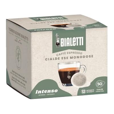 Bialetti Einzelportionspads, Box 50 Stück, Intenso Bialetti Einzelportionspads, Box 50 Stück, Intenso