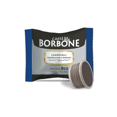 CAFFÈ BORBONE Blaue Kaffeemischung 100 Kapseln Kompatibel mit Kaffeemaschinen der Marke Lavazza®* Espresso Point®* CAFFÈ BORBONE Blaue Kaffeemischung 100 Kapseln Kompatibel mit Kaffeemaschinen der Marke Lavazza®* Espresso Point®*
