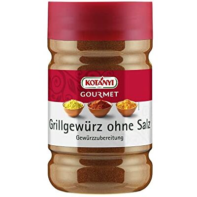 Kotanyi Grillgewürz ohne Salz, Gewürzzubereitung ohne Salz, Großverbraucher Dose 660 g Kotanyi Grillgewürz ohne Salz, Gewürzzubereitung ohne Salz, Großverbraucher Dose 660 g